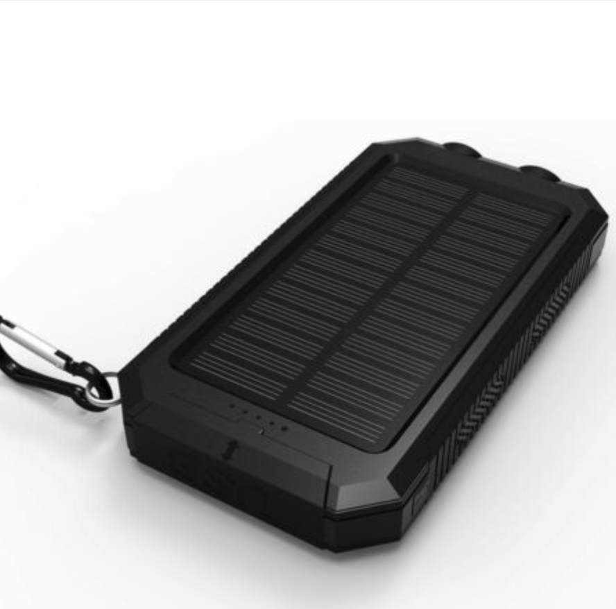 Solar Power Bank Portable Waterproof Outdoor Travel Charger