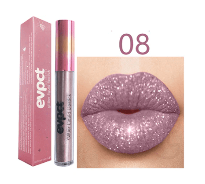Aurora Lip Waterproof Glitter Lipstick With Long-Lasting Shine
