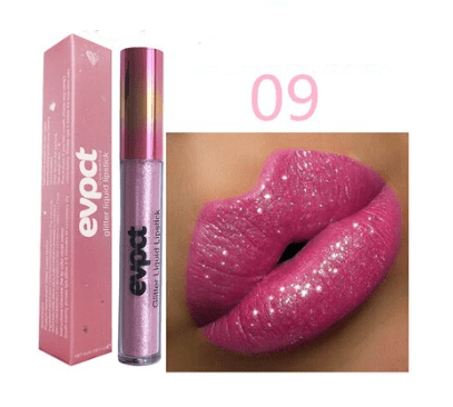 Aurora Lip Waterproof Glitter Lipstick With Long-Lasting Shine