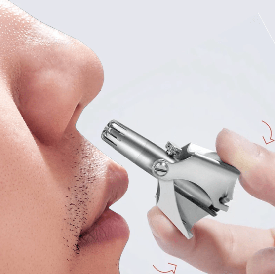 NovaGrip Nose Hair Trimmer Painless Stainless Steel For Nose And Ear Hair