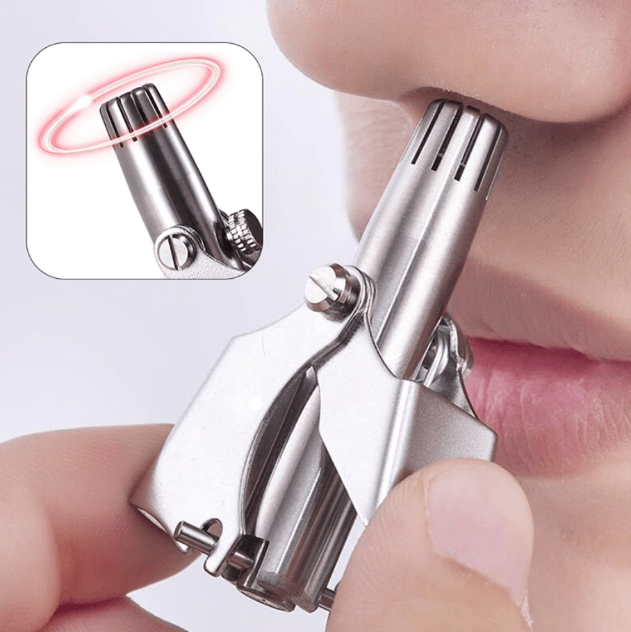 NovaGrip Nose Hair Trimmer Painless Stainless Steel For Nose And Ear Hair