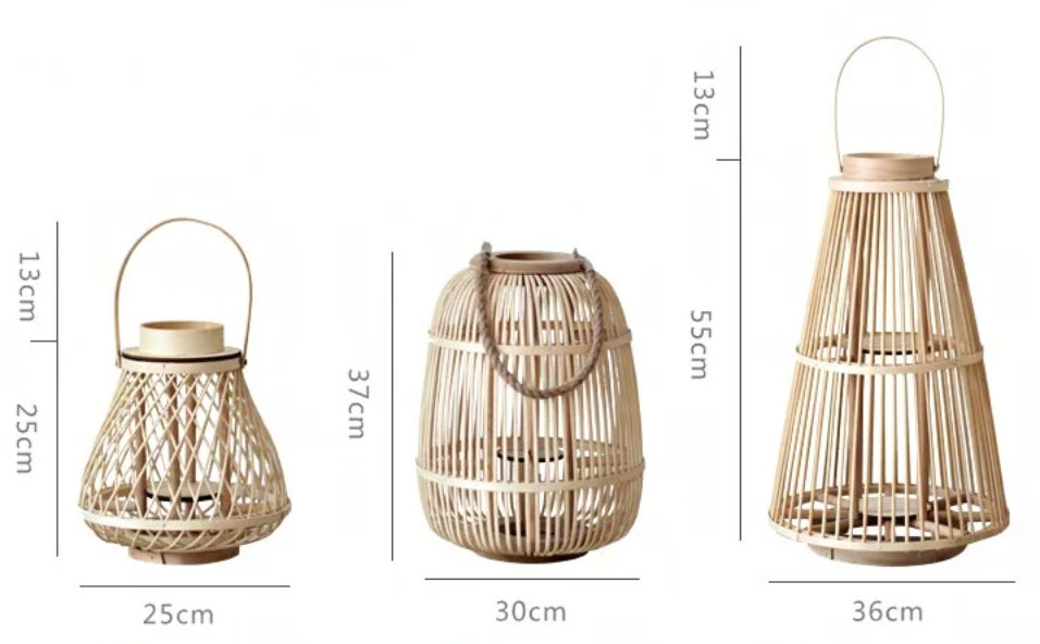 Woven Rattan Lanterns