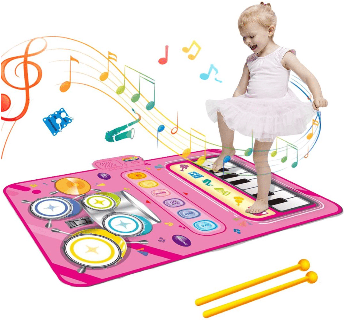 MelodyStep Sound Mat Interactive Music Mat For Kids With Five Instruments