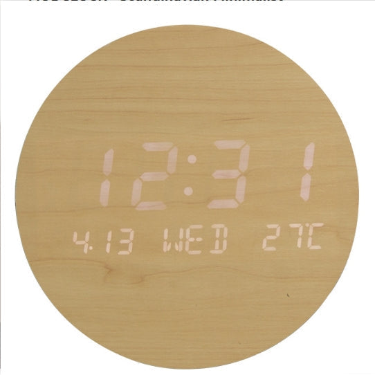 Stylové LED nástěnné hodiny pro moderní skandinávské interiéry