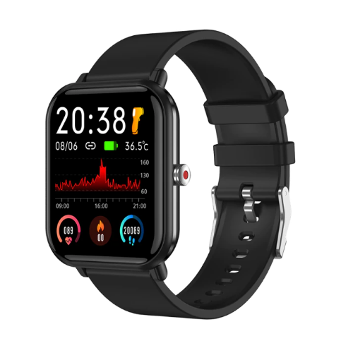 2024 Blood Pressure Monitor Wrist Face Sport Waterproof Blood Pressure Smart Watch For Android iOS | Fervei