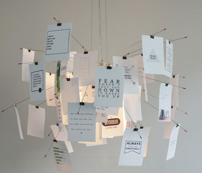 Ingo Maurer Zettel Chandelier By DIY Illumination Personalized Lighting