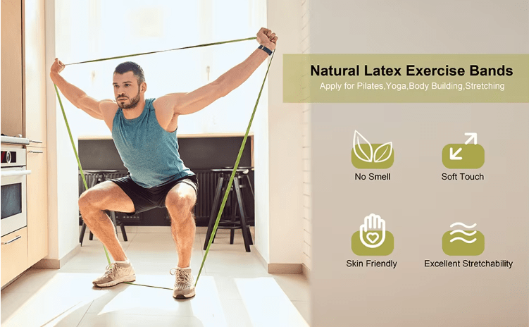 FlexPro Resistance Band Set For Pull Ups And Strength Training