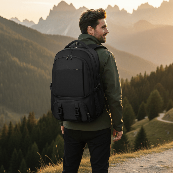 TrailMate Zaino per Laptop con Scomparto Isolato per Cibo e Porta USB