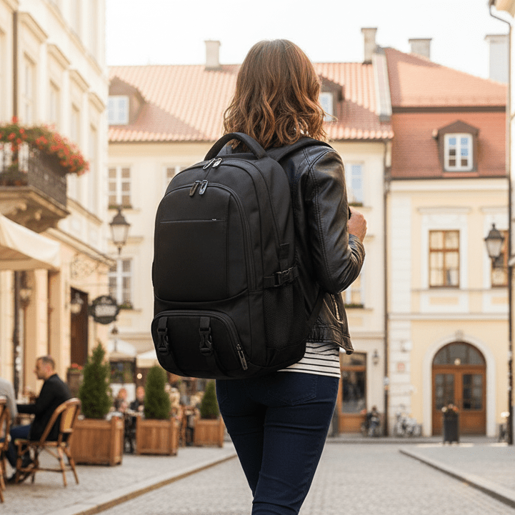TrailMate Zaino per Laptop con Scomparto Isolato per Cibo e Porta USB