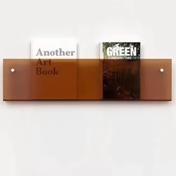 Minimalist Magazine Wall Mount Display Rack