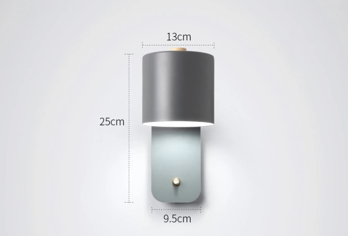 NovaLux Hallway LED Wall Lamp With Switch For Modern Home Lighting