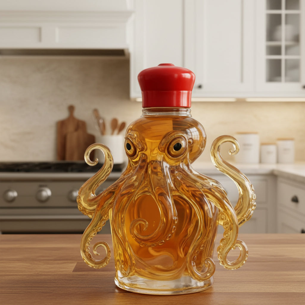 Artistic Wine Decanter with Elegant Nautical Design