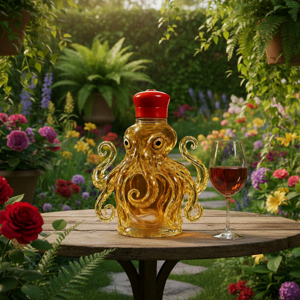 Artistic Wine Decanter with Elegant Nautical Design