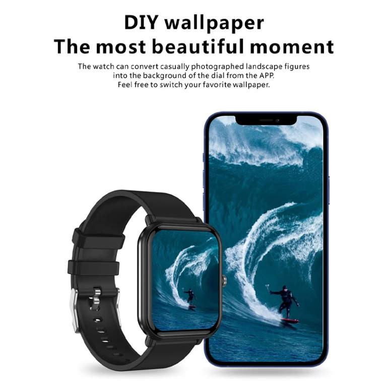 Monitor de Presión Arterial de Muñeca 2024, Reloj Inteligente Deportivo Resistente al Agua para Presión Arterial, Compatible con Android e iOS | Fervei