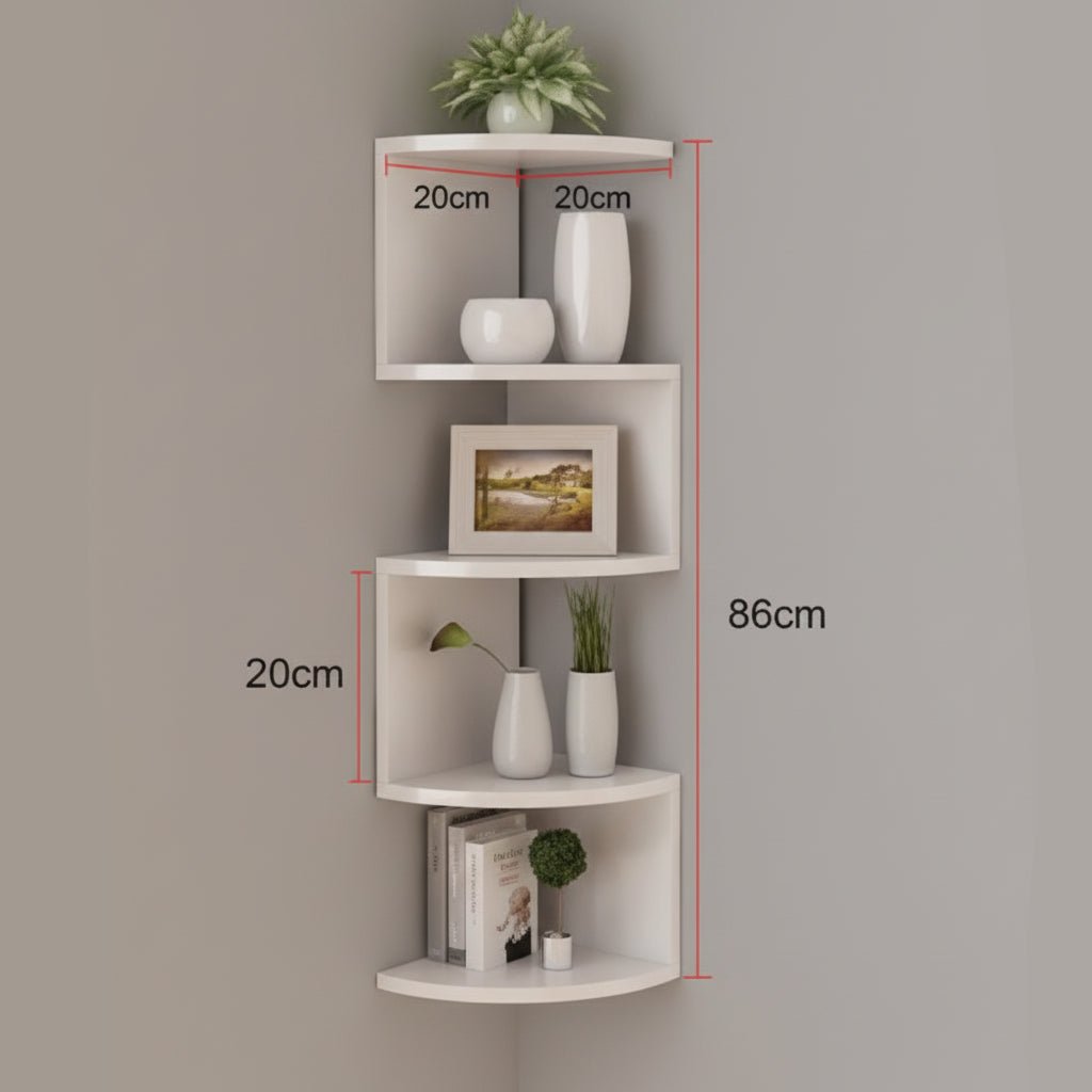 Modern Corner Wall Shelf