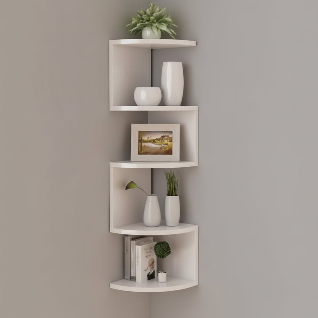 Modern Corner Wall Shelf