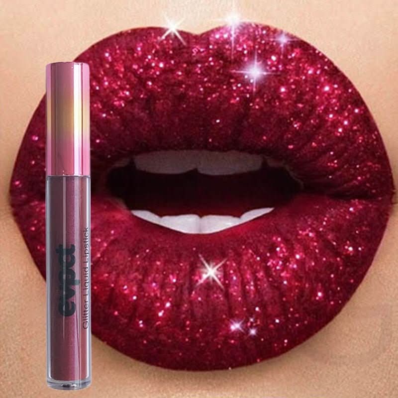 Aurora Lip Waterproof Glitter Lipstick With Long-Lasting Shine