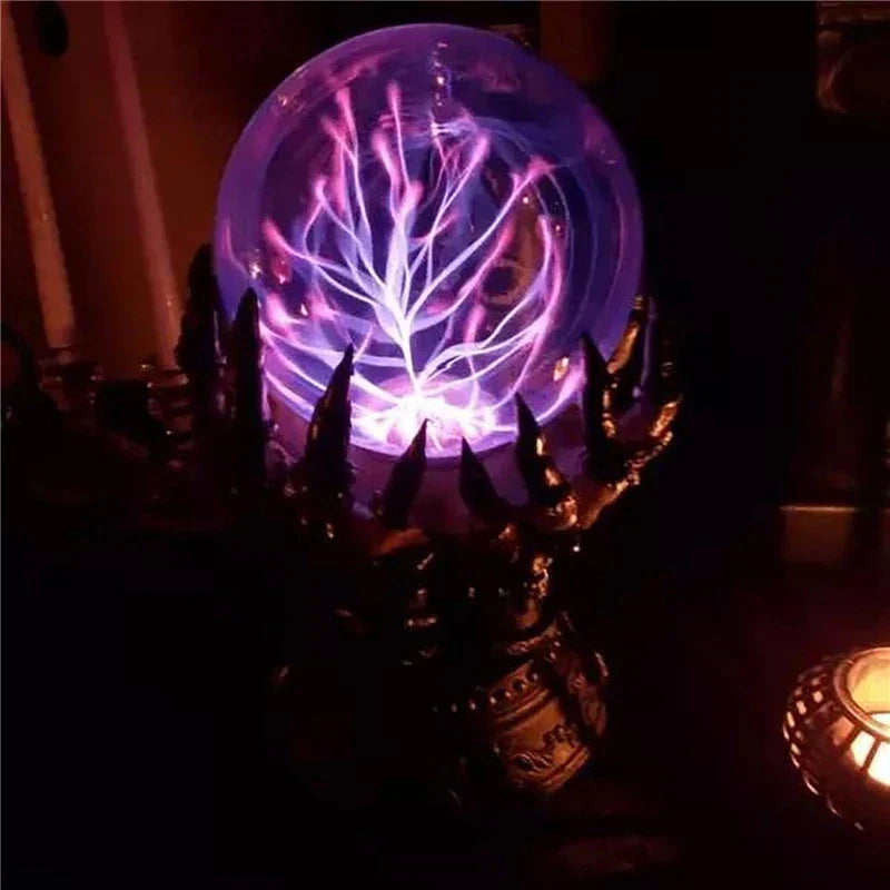 Aurelle Crystal Orb Lamp