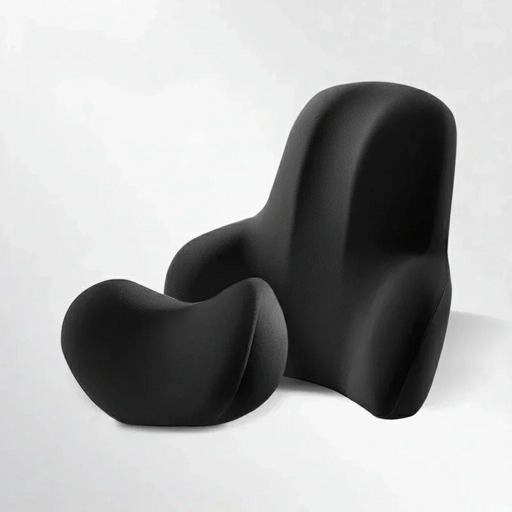 NexoRest Memory Foam Auto nakkestøtte og lændestøtte til ergonomisk siddekomfort