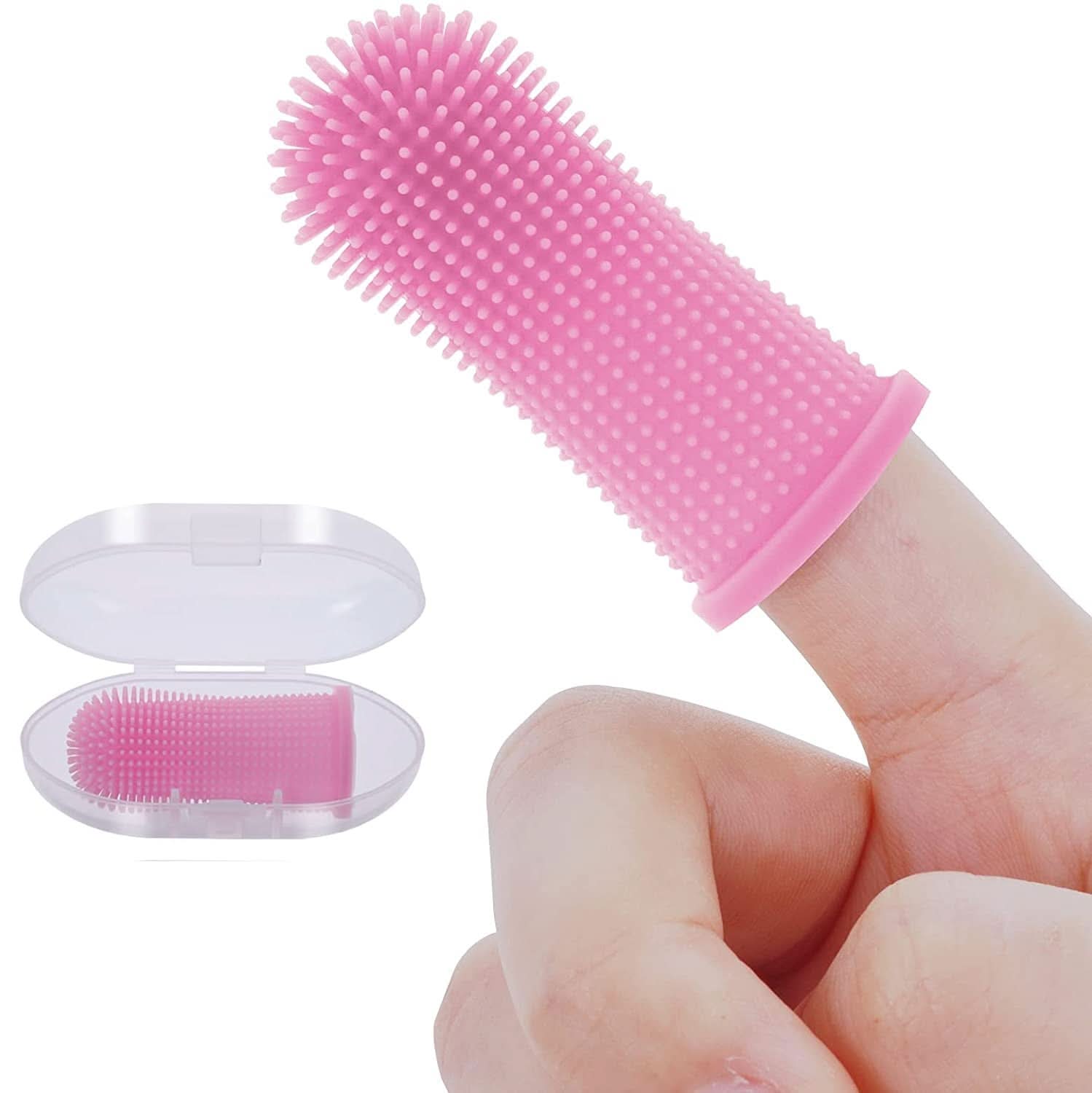 PawGuard 360 Silicone Finger Toothbrush For Safe Dog Dental Care