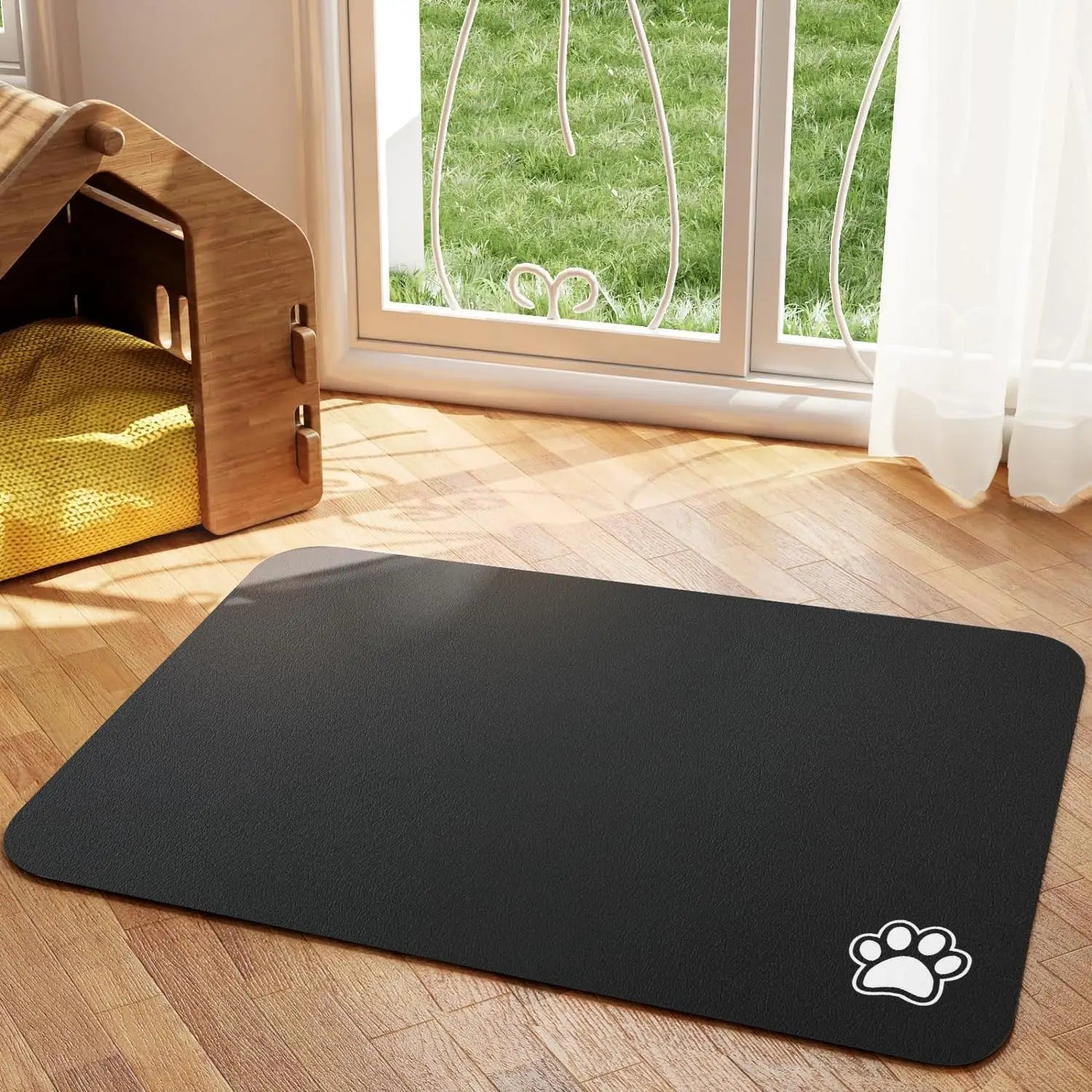 SafePaws Non-Slip Mat For Pet Meals And Easy Cleanup Daily