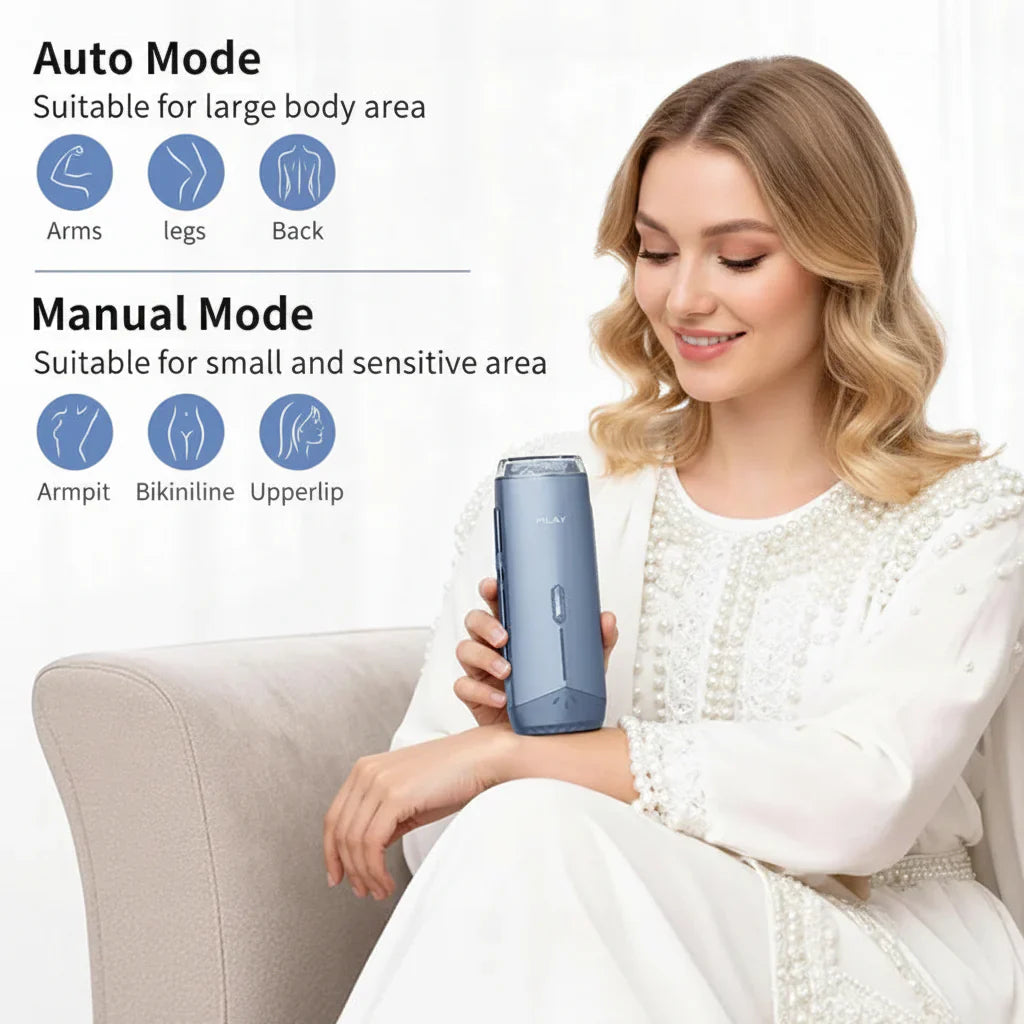 Cooling Hair Removal Device for Comfortable Home Use