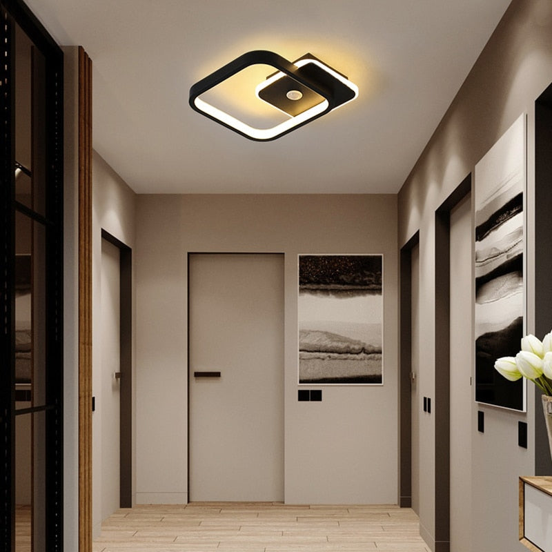 Plafonnier avec Capteur de Mouvement LED pour Chambre et Couloir