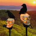 NightCorvus Skull Solar Path Light