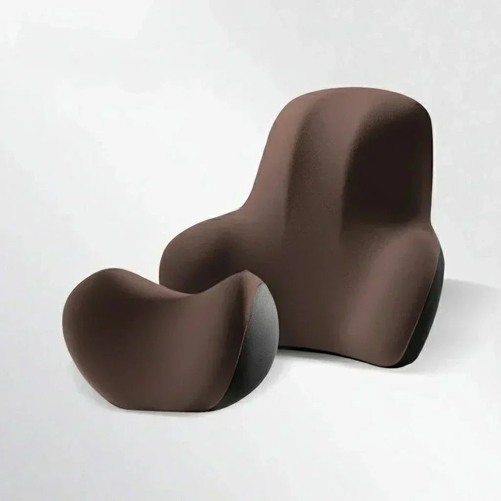 NexoRest Memory Foam Auto nakkestøtte og lændestøtte til ergonomisk siddekomfort