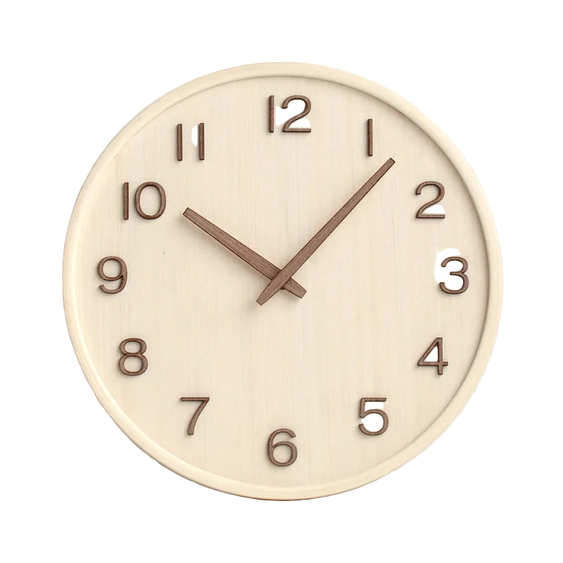Kirenori Clock In Oak With Japanese Dial Design Edition