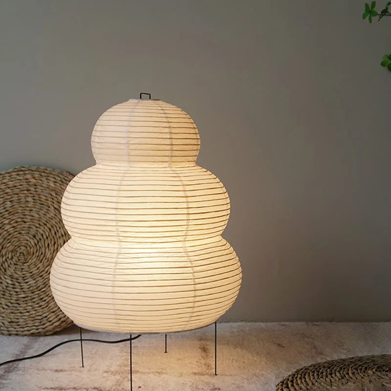 Reispapier-Schreibtischlampe mit einstellbarer Helligkeit für Büro und Zuhause