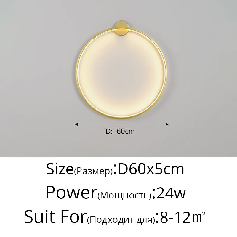 Luce da Parete LED AuroraGlow con Luminosità Regolabile