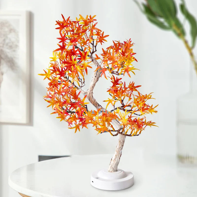 Luminara | LED Tree Lamp With Maple Leaves