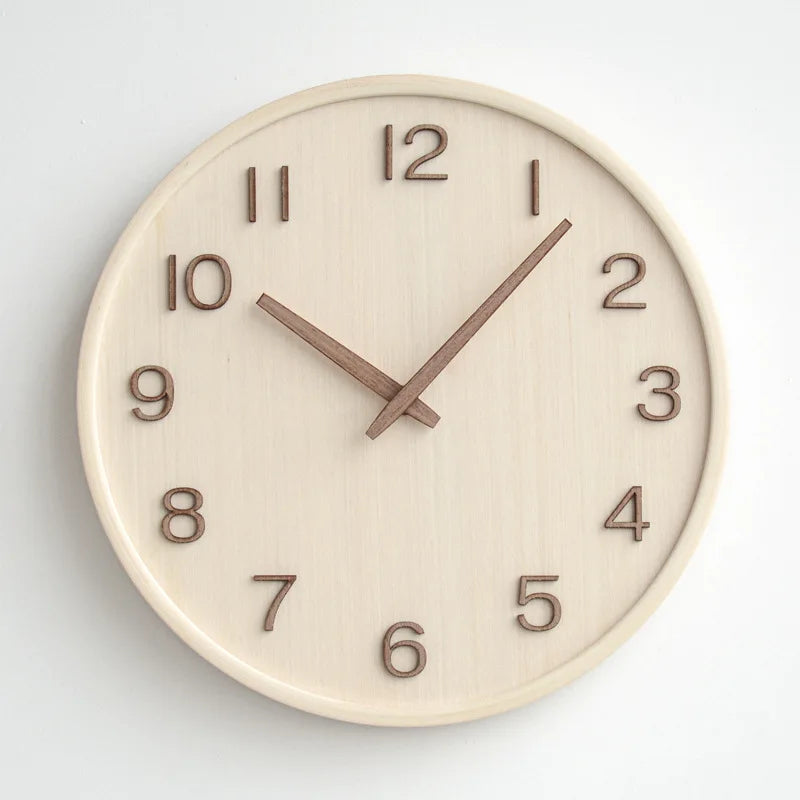 Kirenori Clock In Oak With Japanese Dial Design Edition