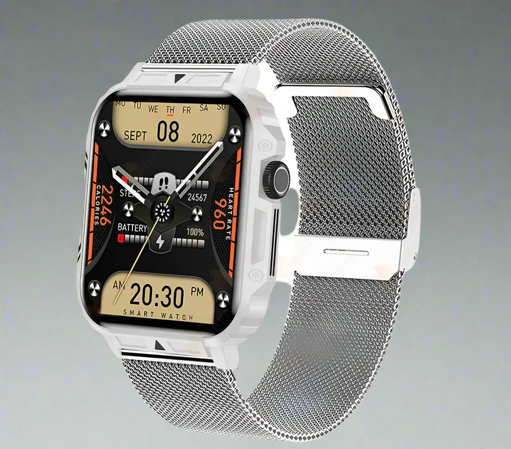 Wytrzymały smartwatch Apollo 2024 z funkcją dzwonienia przez Bluetooth, krokomierzem i wodoodpornością IP68
