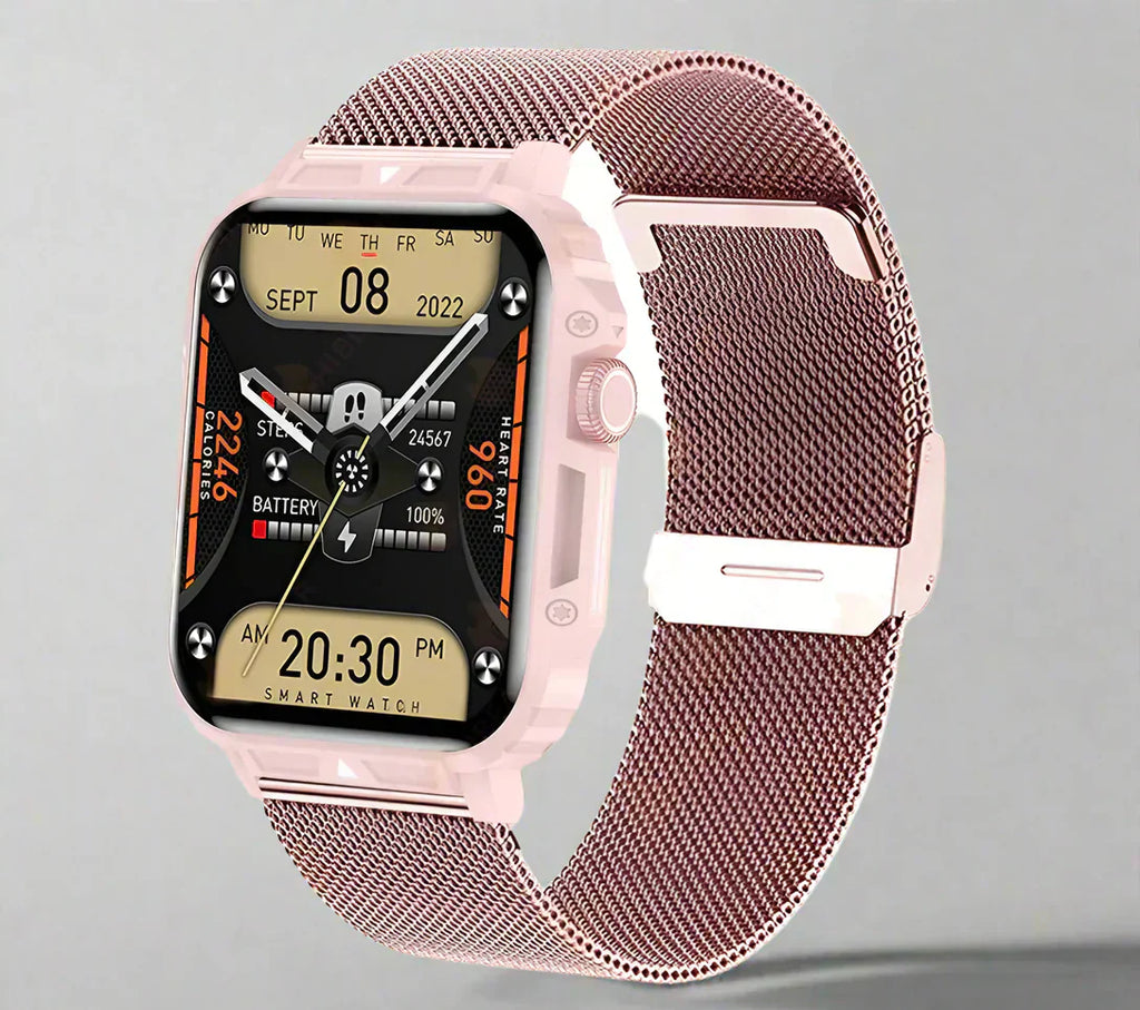 Wytrzymały smartwatch Apollo 2024 z funkcją dzwonienia przez Bluetooth, krokomierzem i wodoodpornością IP68