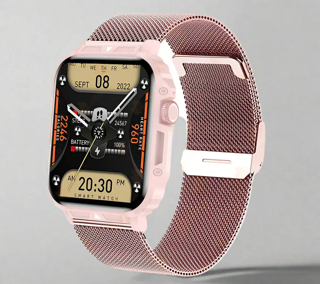 Apollo 2024 Smartwatch Militare – Chiamate Bluetooth, Fitness Tracker e Impermeabile IP68 | Fervei