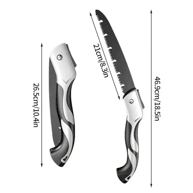 EverEdge Foldable Branch Saw for Precise Cutting for Outdoor Use