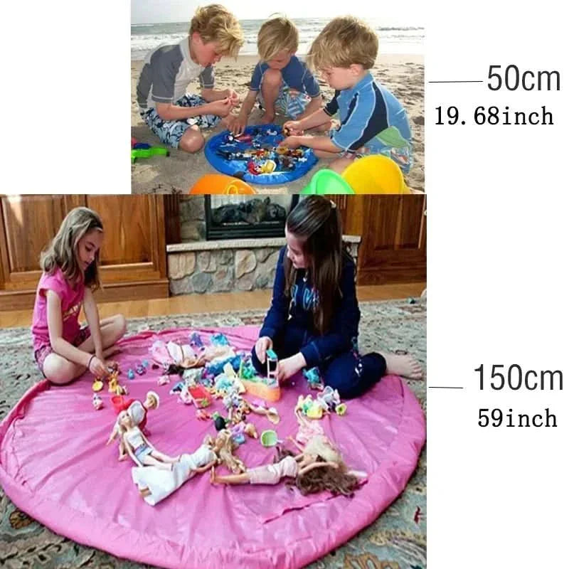 HavenNest Toy Organizer And Play Mat In One For Kids