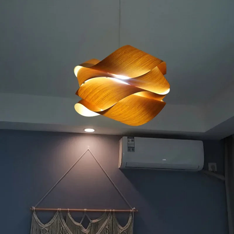 Handcrafted Southeast Asian Wood Pendant Lights By Everwood