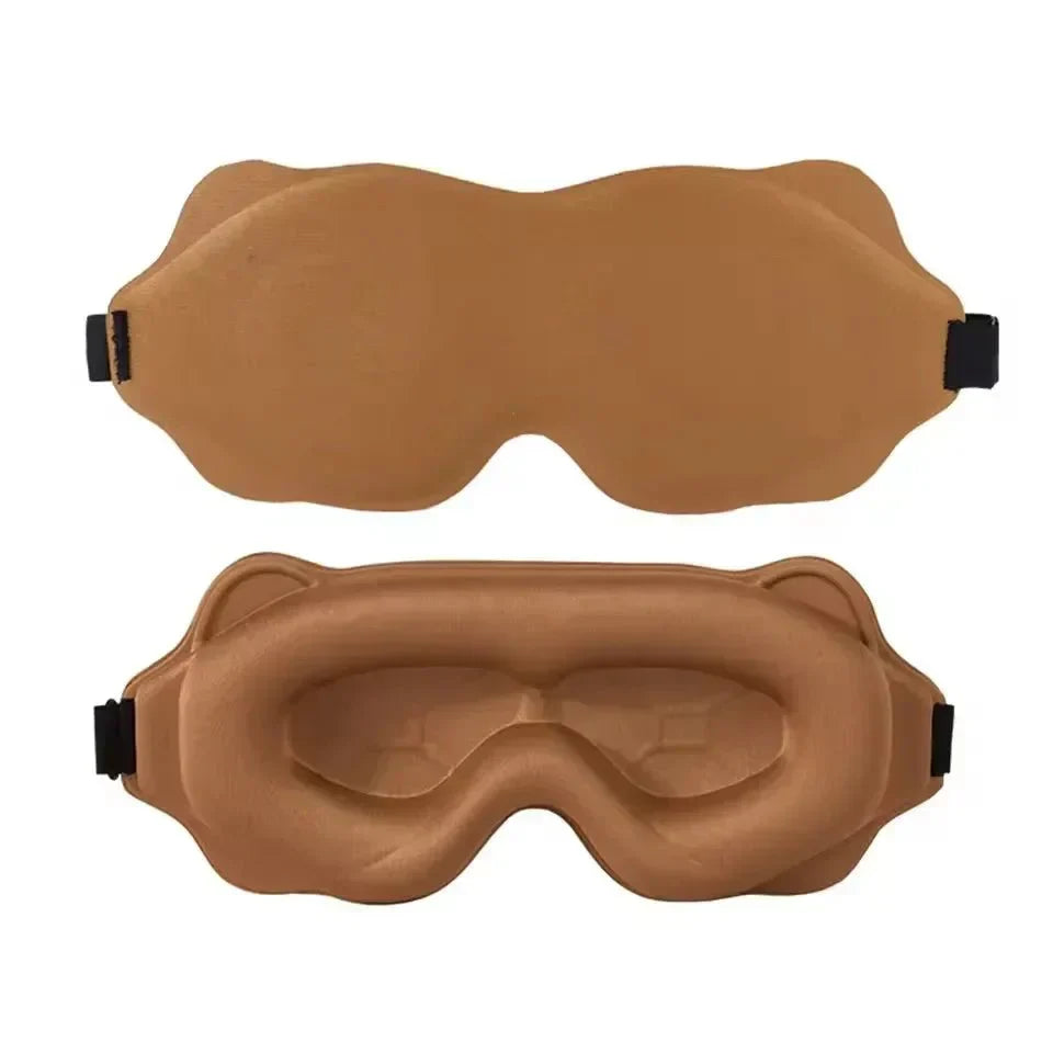 NoctiShade 6D Light Blocking Memory Foam Sleep Mask For Deep Sleep