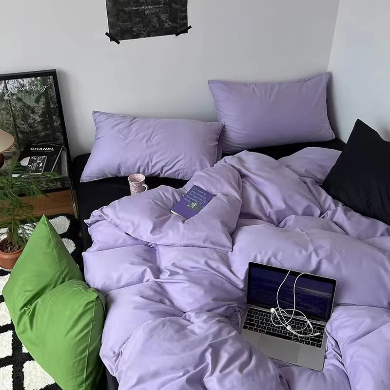 Purple Bedding From Nordic Princess Collection For Twin Full Queen Beds