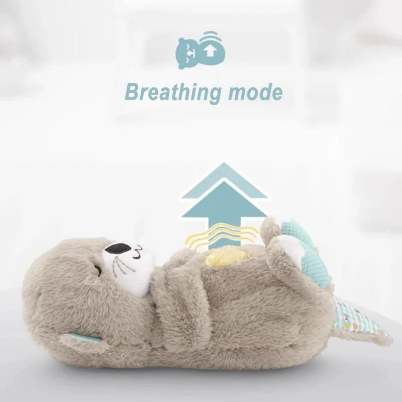 Peluche Loutre pour Bébé, Compagnon de Respiration pour un Coucher Doux | Fervei