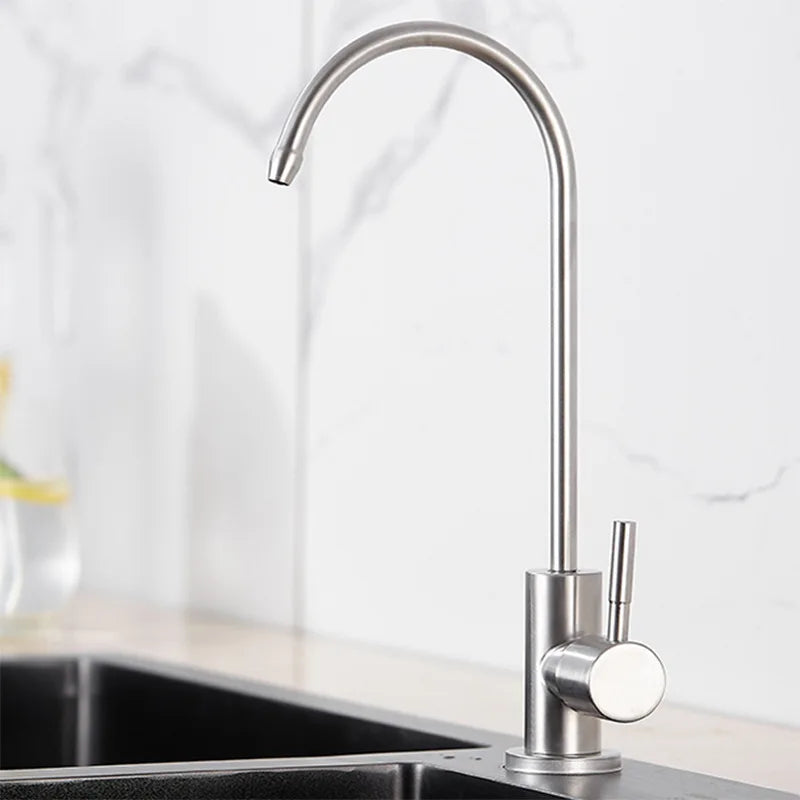 AquaFlow Tap Purifier Faucet With Rotating Spout For Kitchen