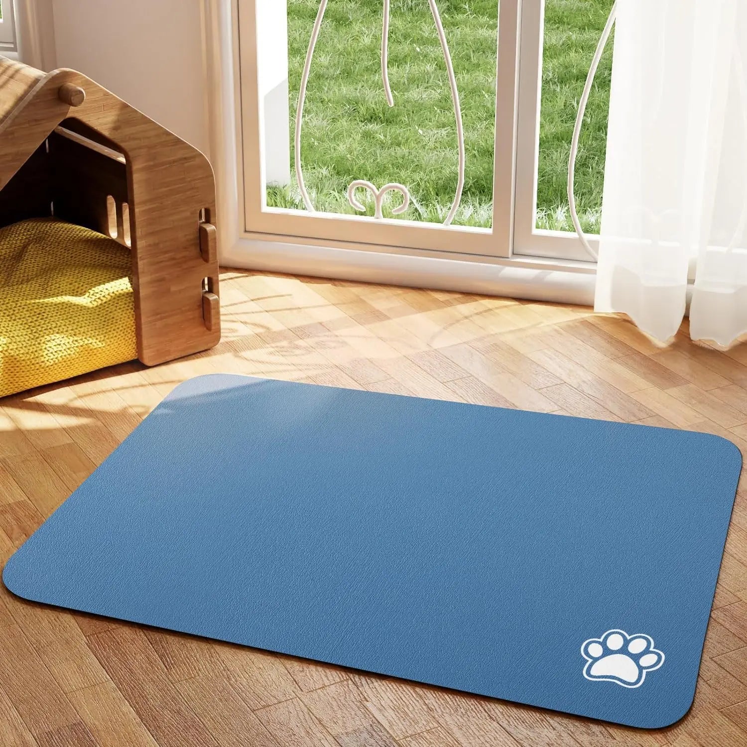 SafePaws Non-Slip Mat For Pet Meals And Easy Cleanup Daily