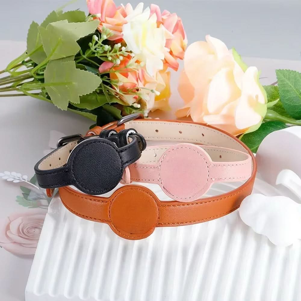 PawGuard Collar With Integrated AirTag Holder for Safety and Style