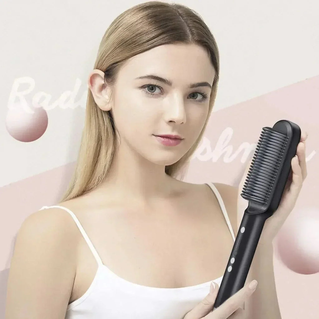NovaGlide Pro Hair Straightener With Tourmaline Ceramic For Shiny Styles