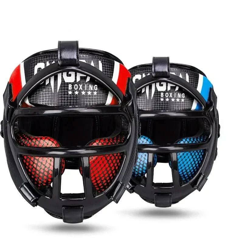 AeroGuard Headgear Premium Head Protection With Face Mask for Martial Arts