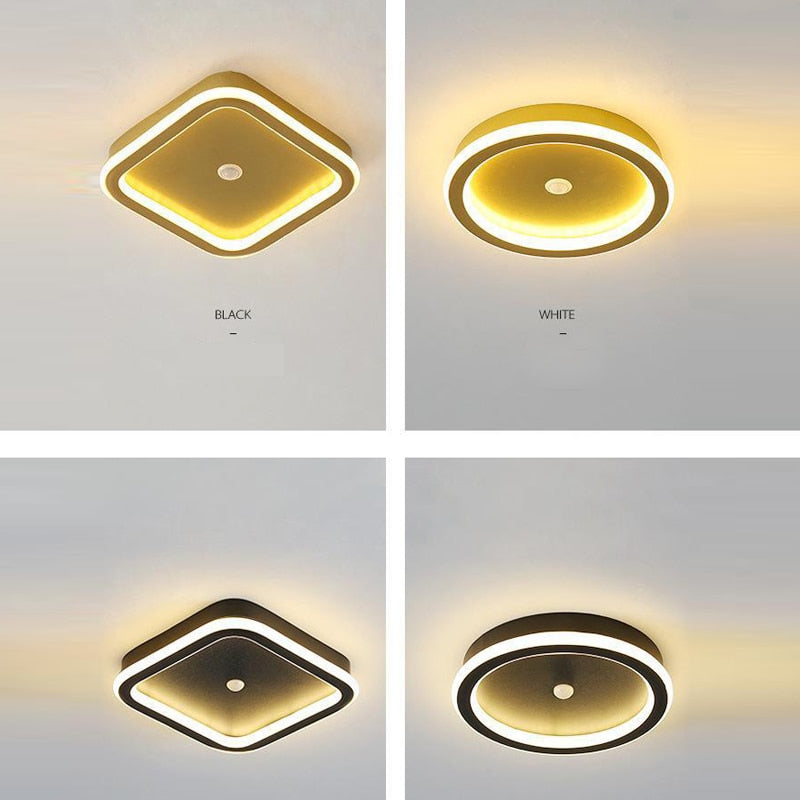 Plafonnier avec Capteur de Mouvement LED pour Chambre et Couloir