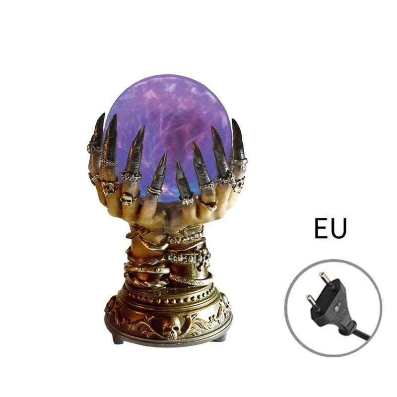 Aurelle Crystal Orb Lamp